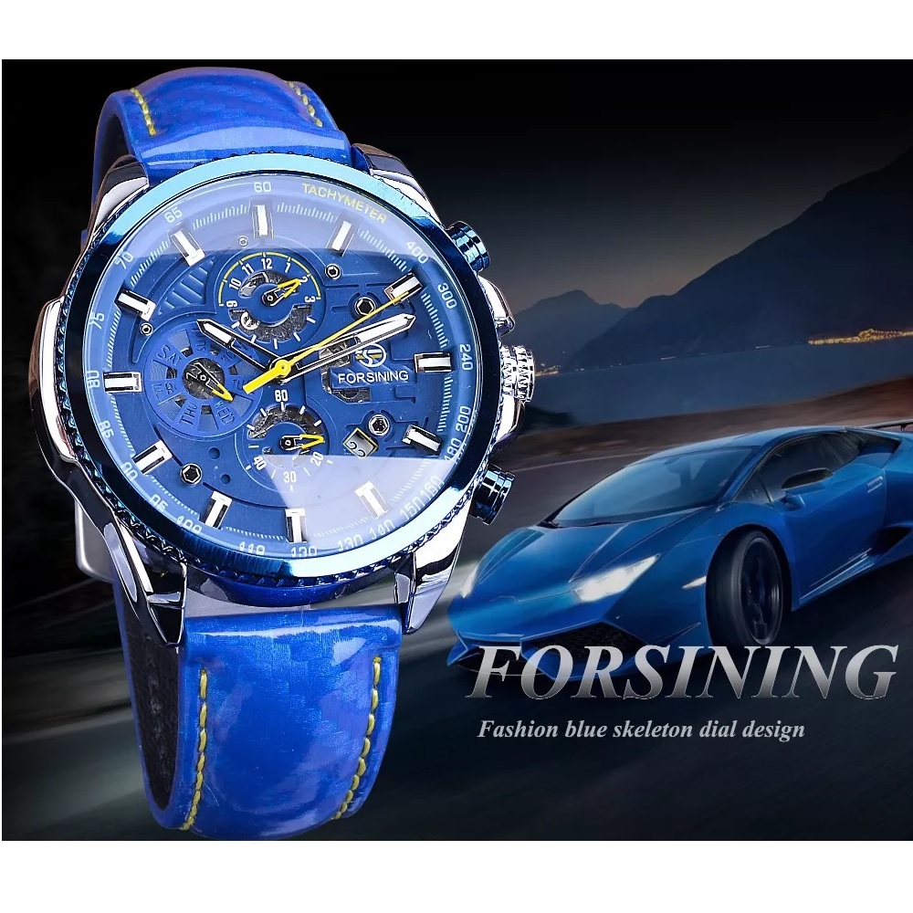 Montre FORSINING VI-14584 - Bleue