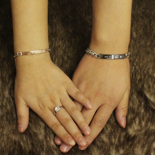 Bracelet His Queen - Argent / Or / Rose