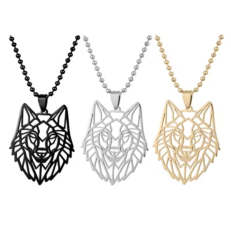 Collier Hollow Wolf - Or
