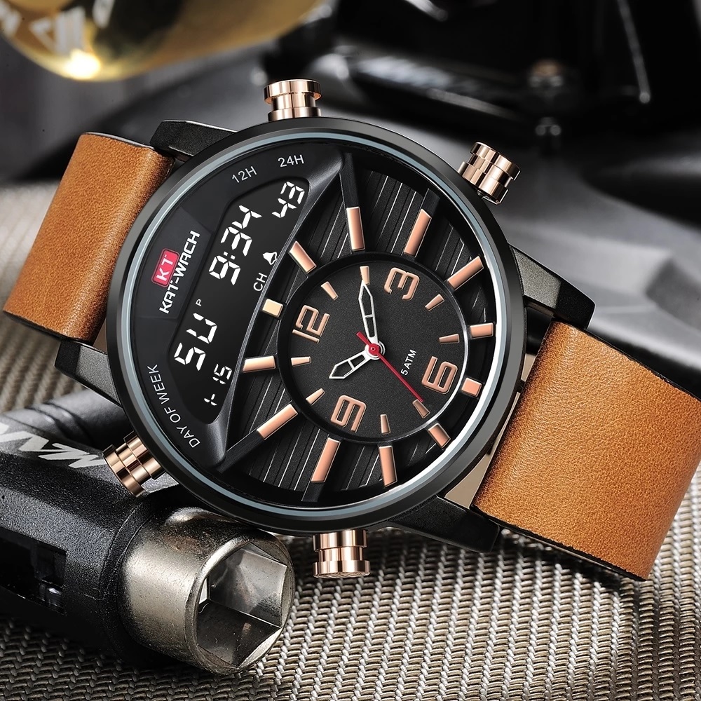 Montre KA-14338 - Marron clair