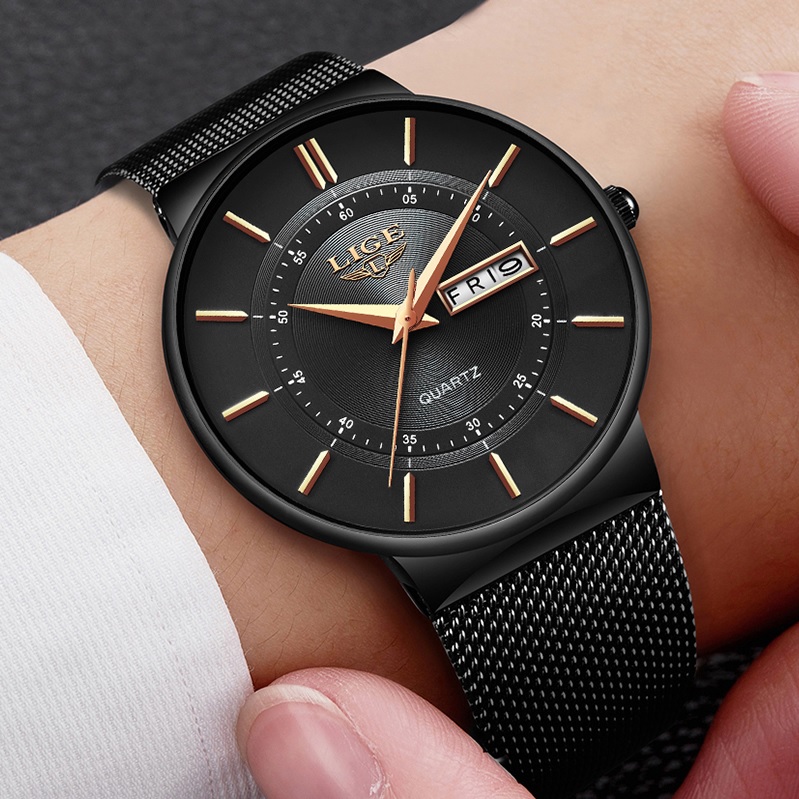 Montre LIGE KI-6313 - Bleue