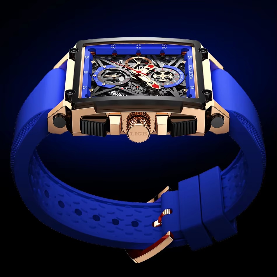 Montre LIGE PE-23711 - Rouge