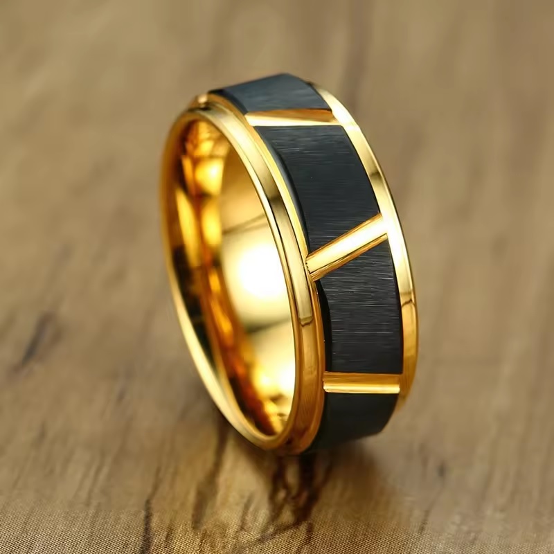 Bague ME-31995 - Or / Noir / 65mm