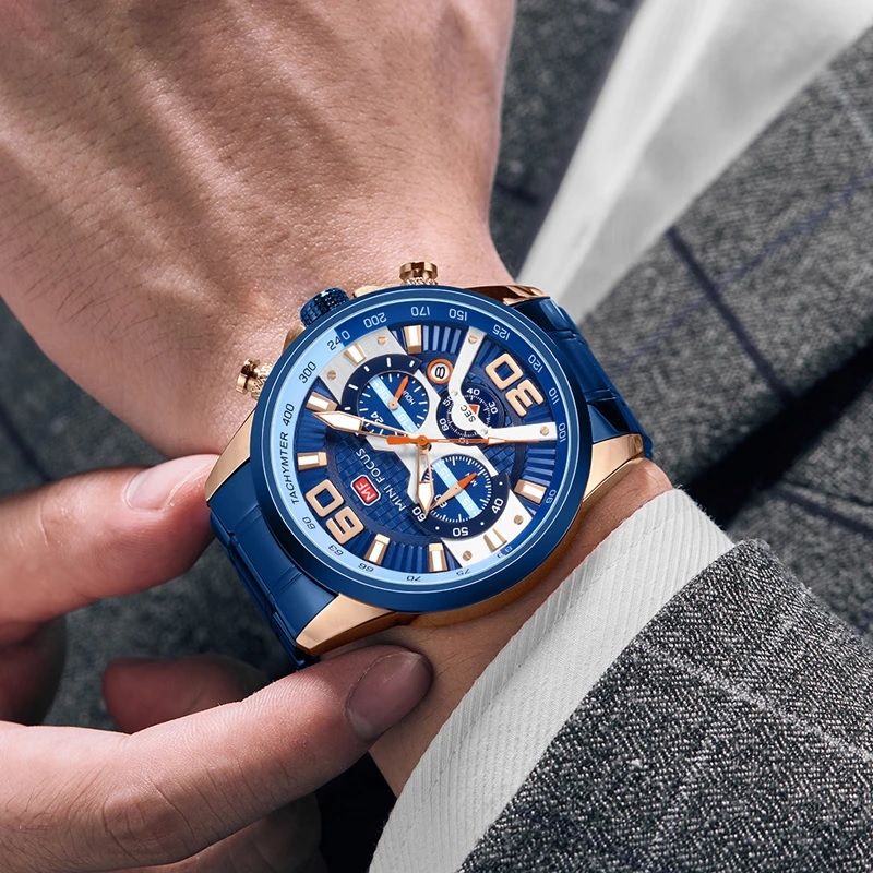 Montre Mini Focus NO-23883 - Bleue