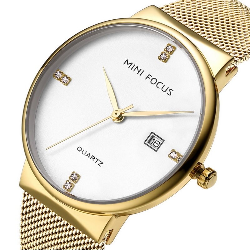 Montre Mini Focus RO-23919 - Bleu / Doré Rose