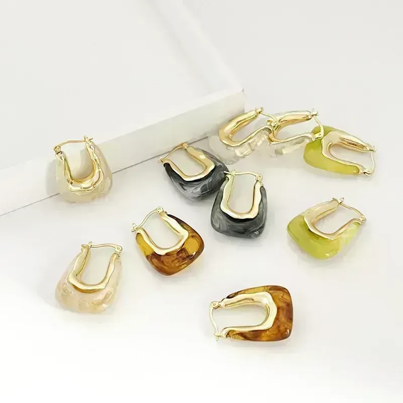 Boucles d'oreilles DE-29893 - Marron