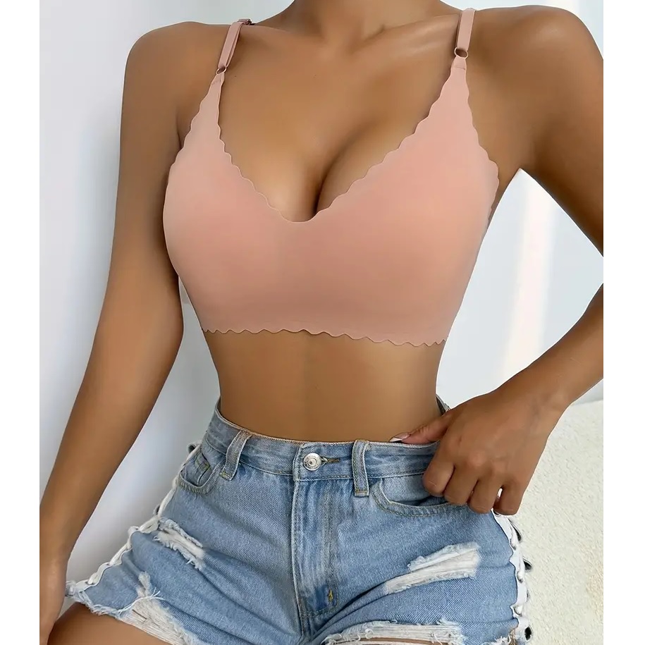 Soutien-gorge sans couture EL - 40295 - Rose / L / Type2