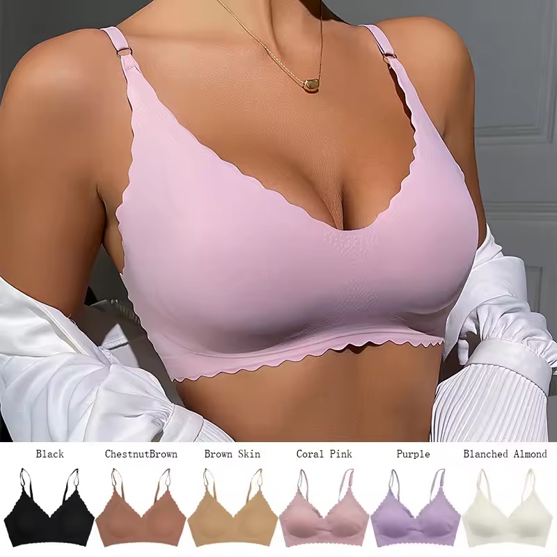 Soutien-gorge sans couture EL - 40295 - Rose / L / Type2