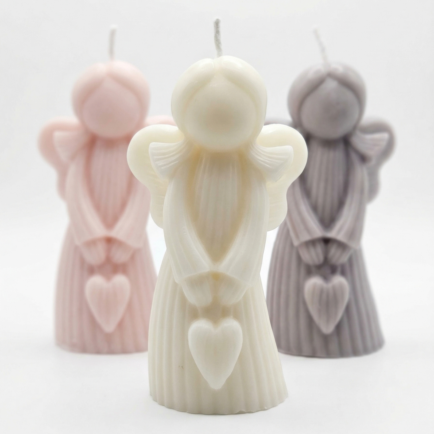 Bougie Ange - Blanc / Vanille