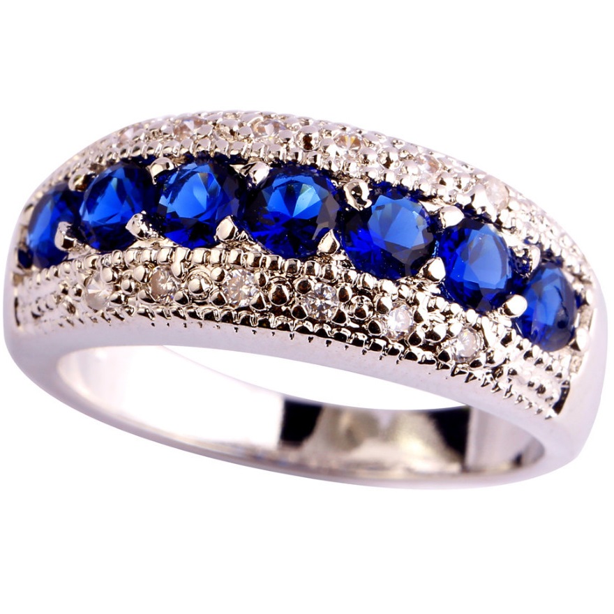 Bague GA-1406 - Argenté / Multicolore 2 / 55mm