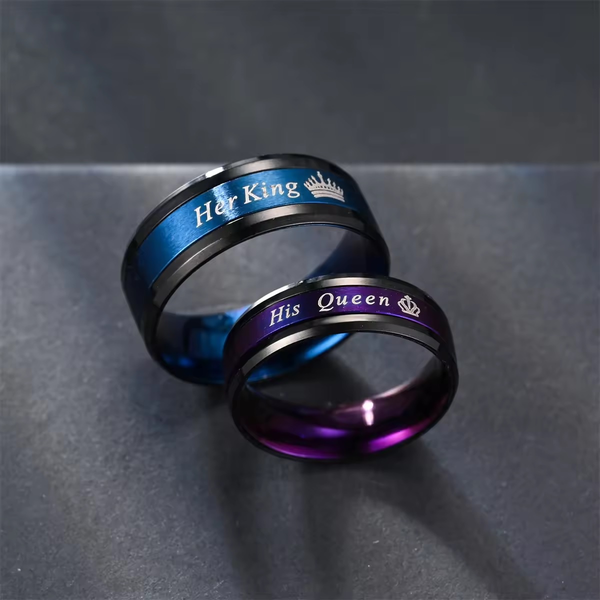 Bague My King - Noir / Bleu / 67mm