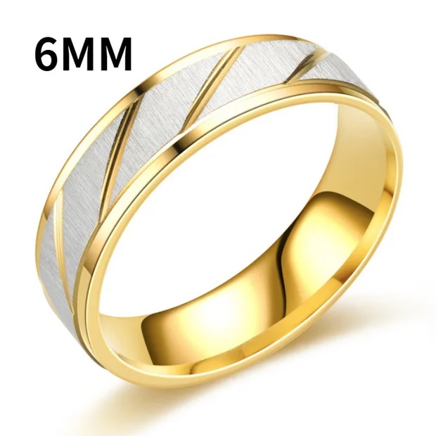 Bague pour homme SP-31807 - Or / 57mm