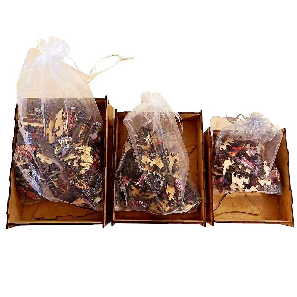 Puzzle en bois - Tigre / L