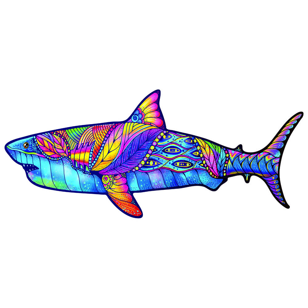 Puzzle en bois - Requin / M