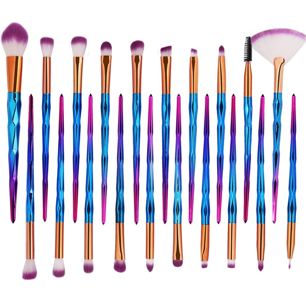 Pinceaux de maquillage - Marron