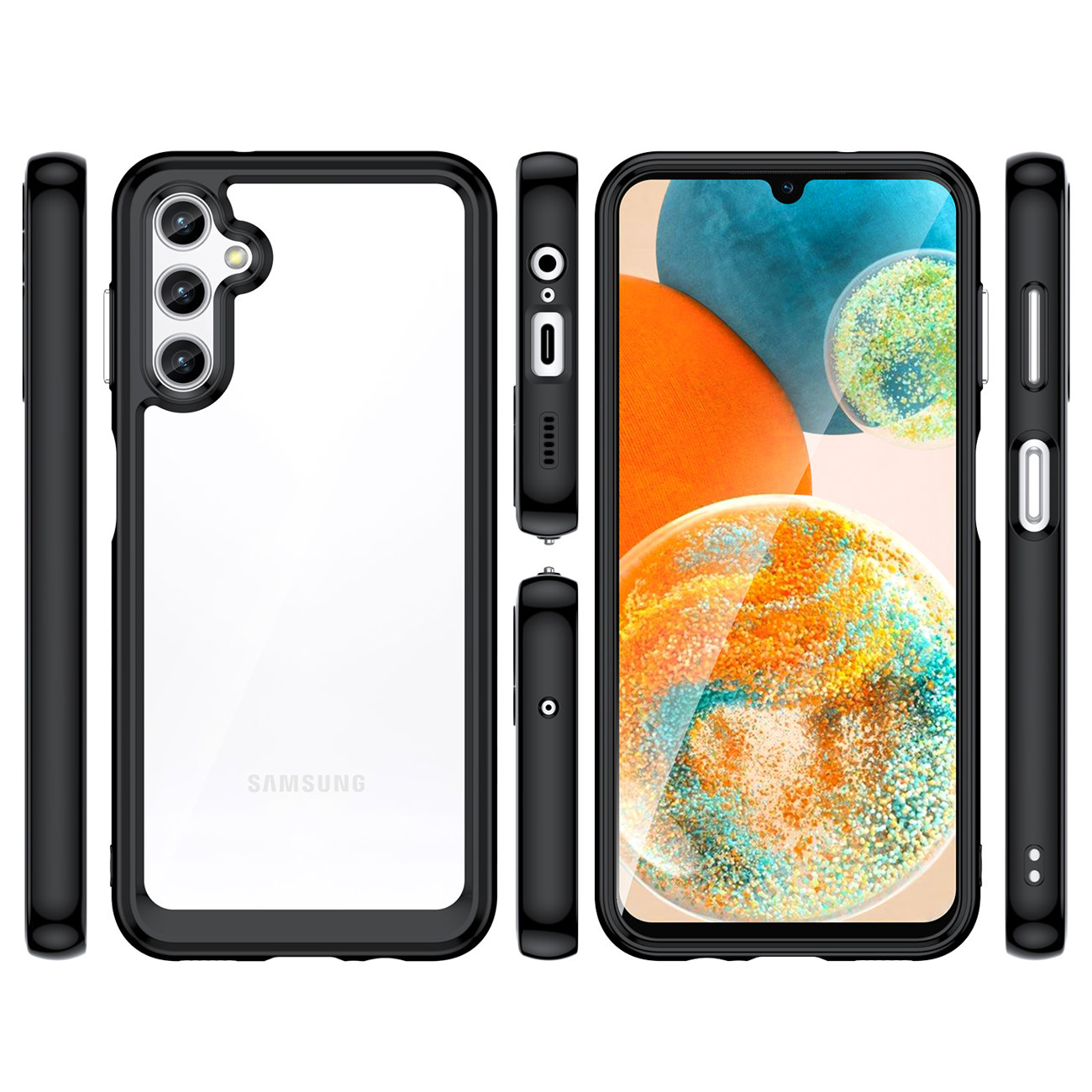 Coque Outer Space pour Samsung Galaxy S25 Plus - Bleu