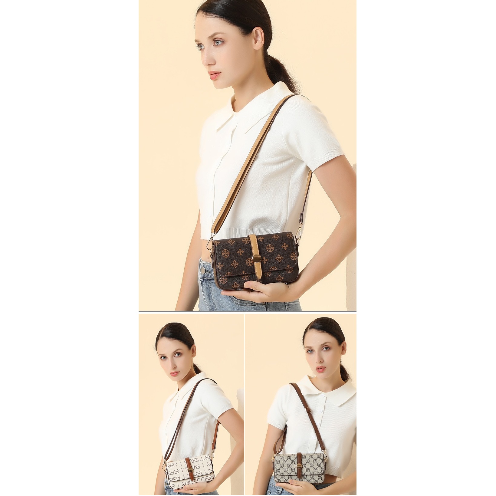 Sac à main Baellerry UR-36046 - Blanc