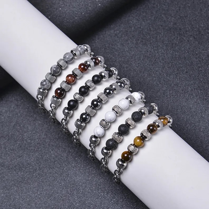 Bracelet VO-34504 - Noir / Mat