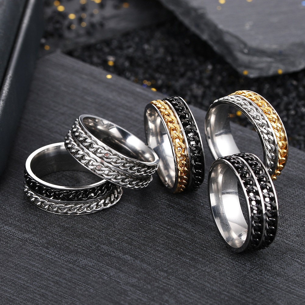 Bague WA-17043 - Argenté / 65mm