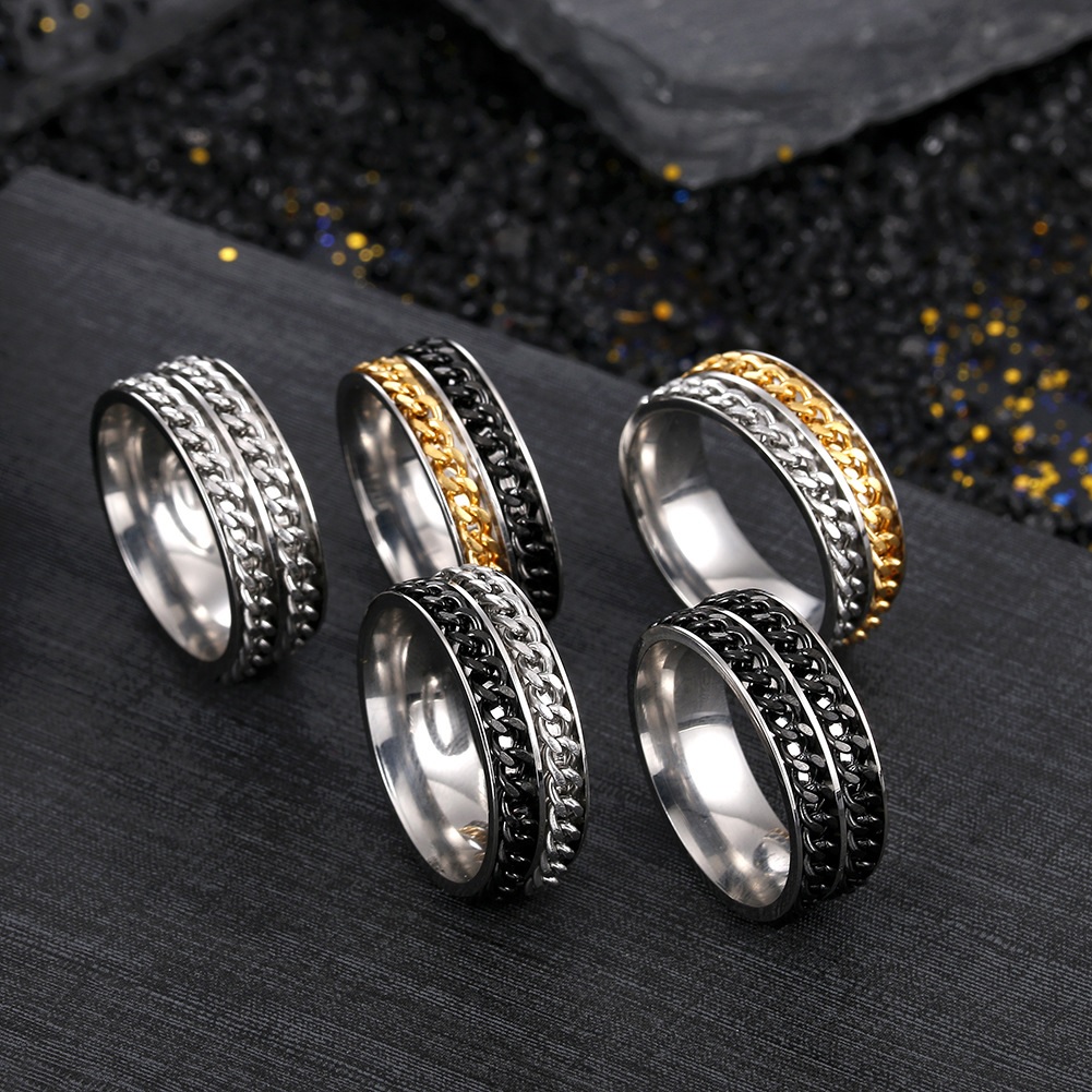 Bague WA-17043 - Argenté / 65mm
