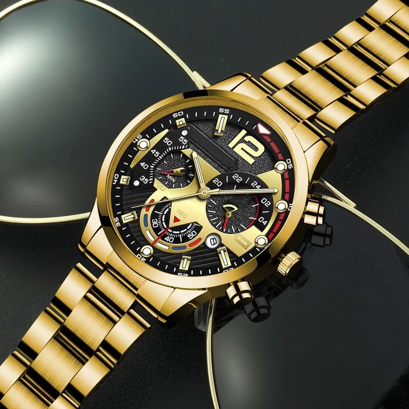 Montre ZA-25942 - Argentée / Or rose