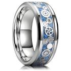 Argent / Bleu / 52mm