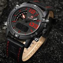Montre NAVIFORCE WA-2844 - Noire / Rouge