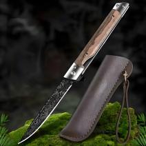 Couteau de poche pliant AB-32998 - Marron