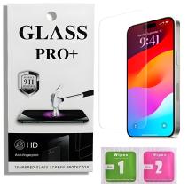 Protecteur d'écran premium 9D Izmael pour Apple iPhone 15 - Transparent