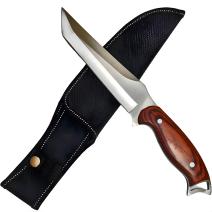 Couteau de plein air TB-39066 - Argent / Marron