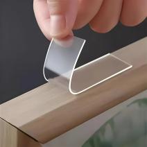 10x Ruban adhésif double face - Transparent