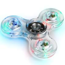 Spinner LED lumineux - Transparent