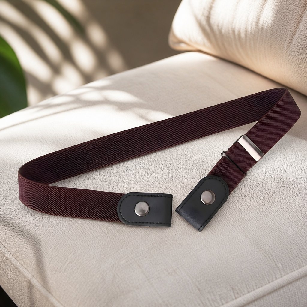 Ceinture Élastique - Marron Foncé