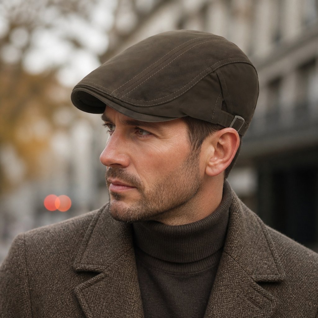 Béret pour homme WI-15449 - Khaki