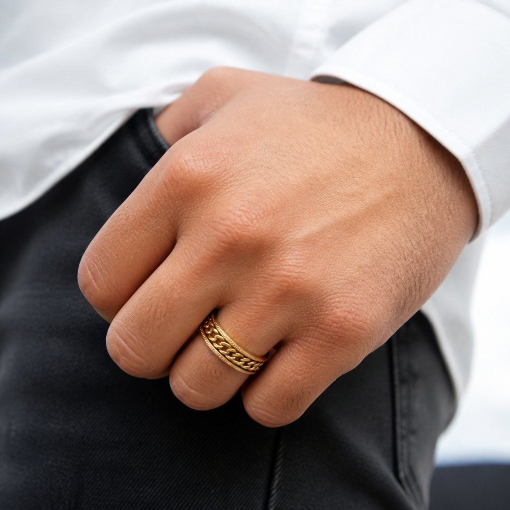 Bague CH-16868 - Dorée / 62mm