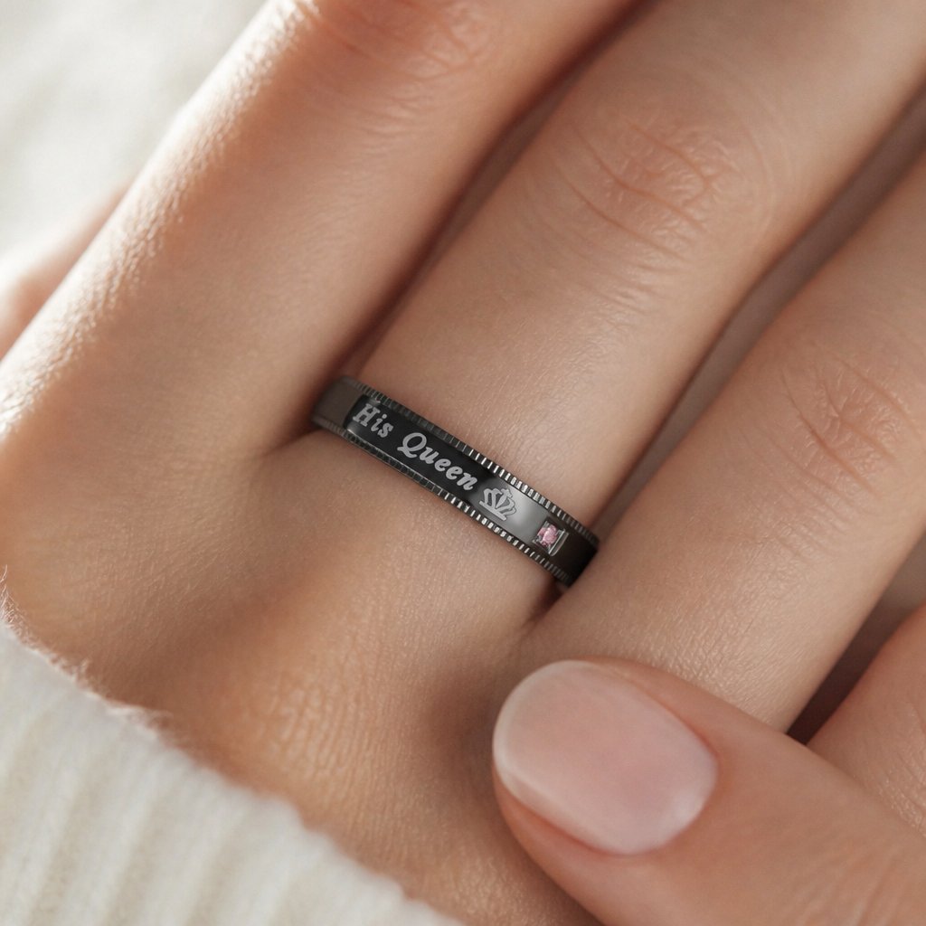 Bague His Queen - Noir / 67mm
