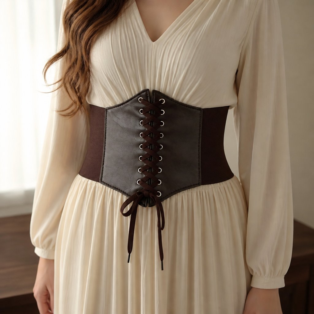 Ceinture corset - Marron