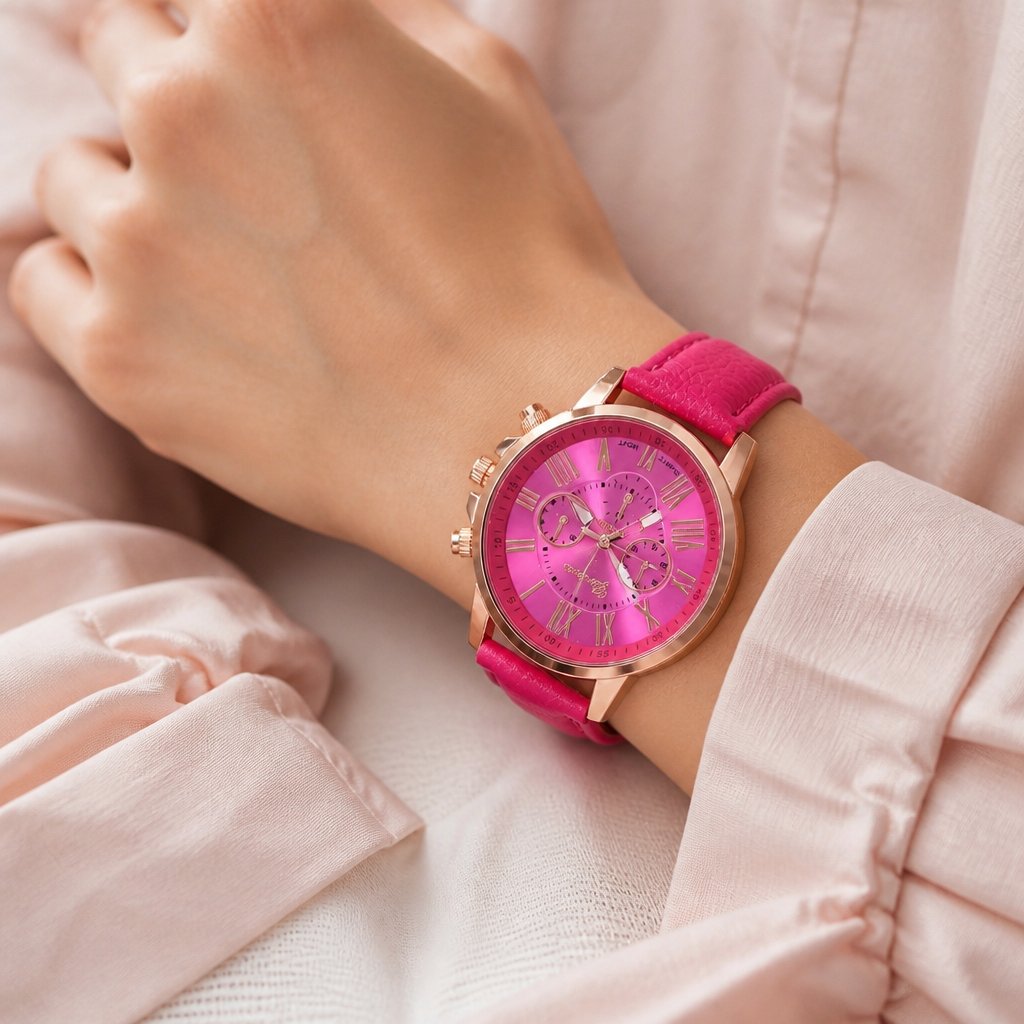 Montre AD-33542 - Rose Foncé