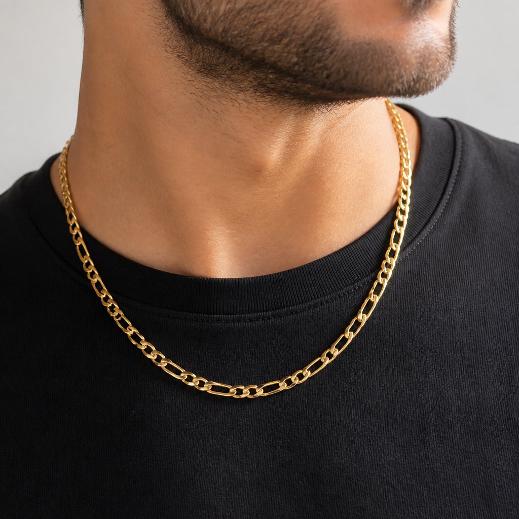 Chaîne pour homme OT-34262 - Doré / 45cm