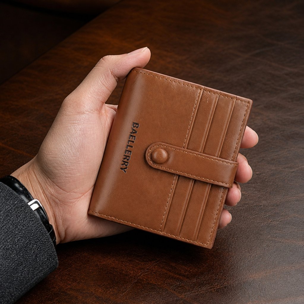 Portefeuille pour homme Baellerry GA-35945 - Marron