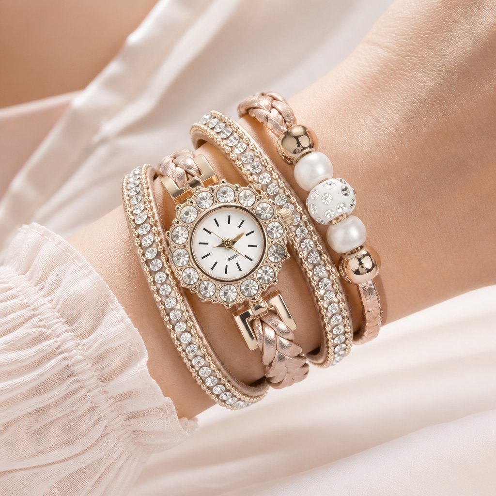 Montre HA-38895 - Brun clair