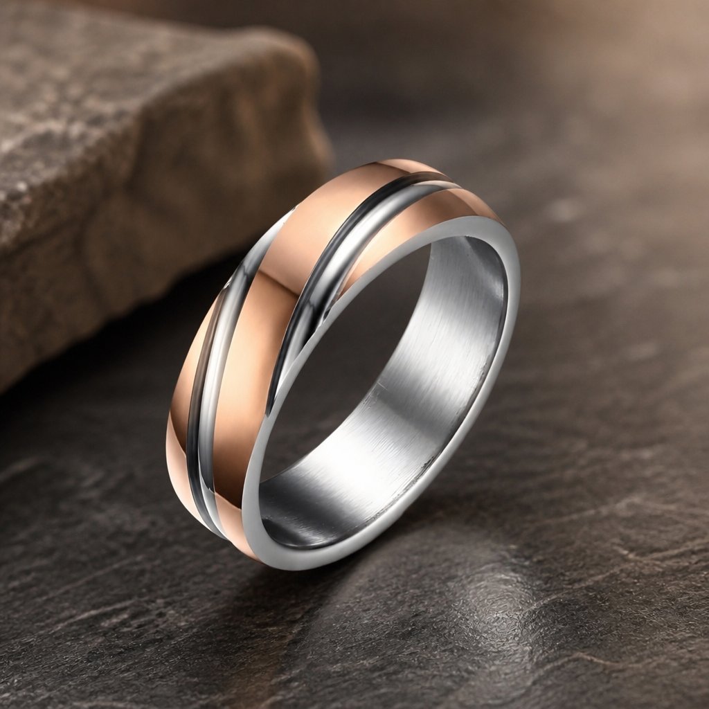 Bague TW-4903 - Or / Rose / 49mm